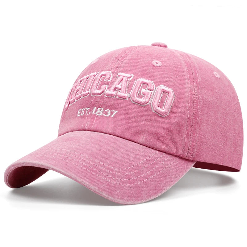 New Letter CHICAGO Baseball Cap Men Women