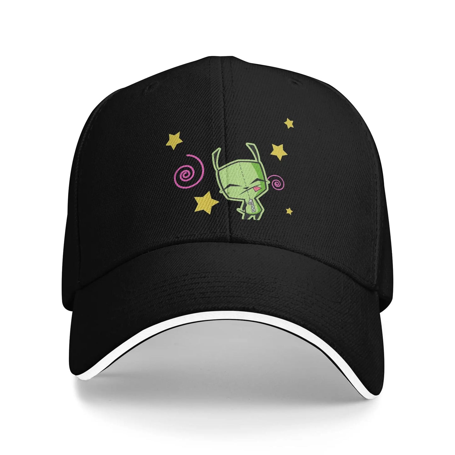 Invader Zim Riding Gir Baseball Caps