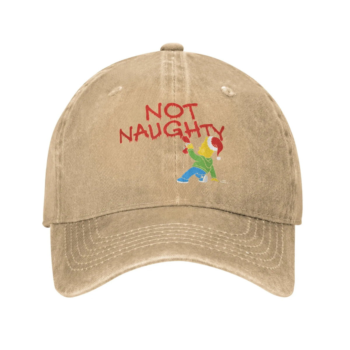 The S-simpson Graffiti Not Naughty Sun Baseball Cap