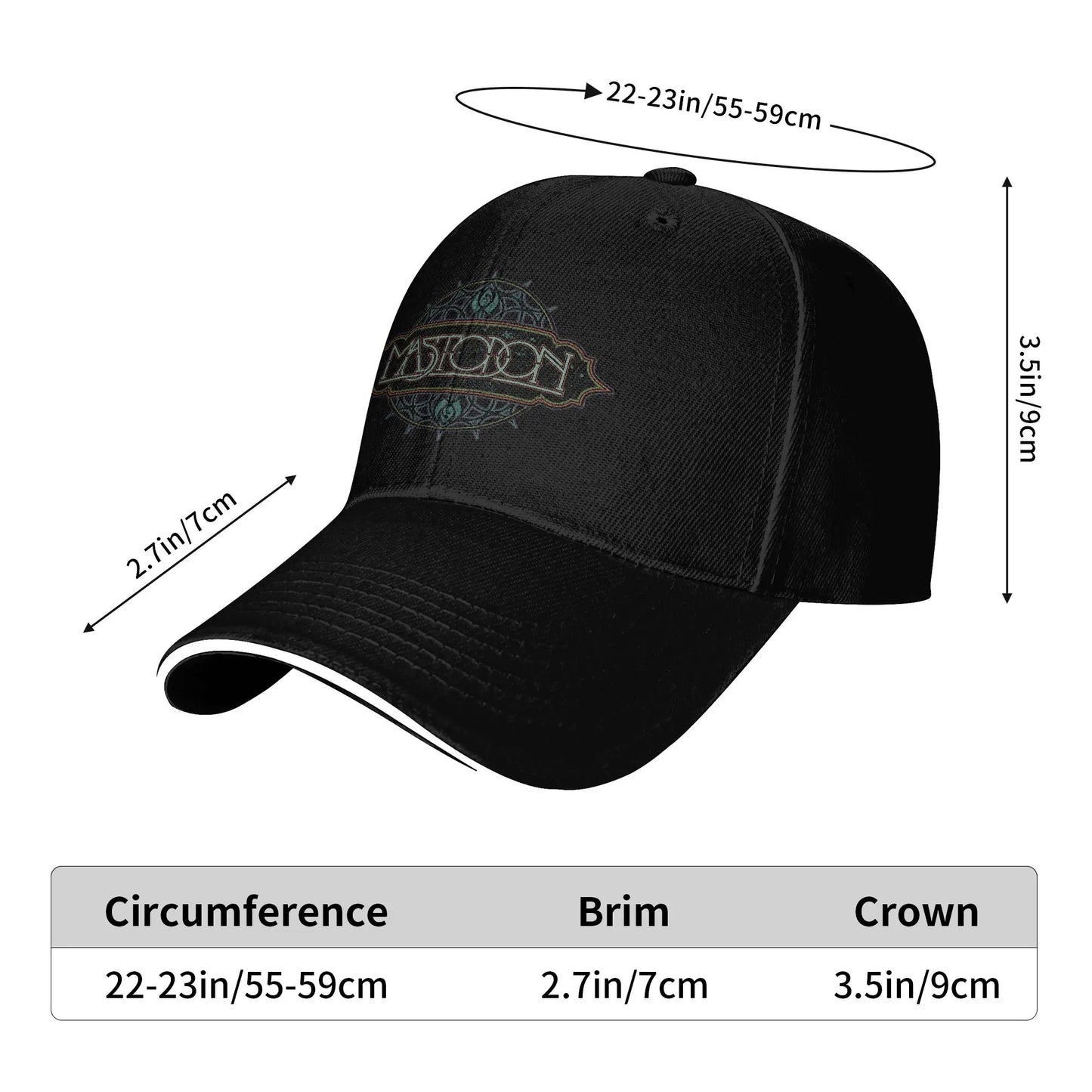 Summer Mastodon Cosmic Logo Baseball Cap