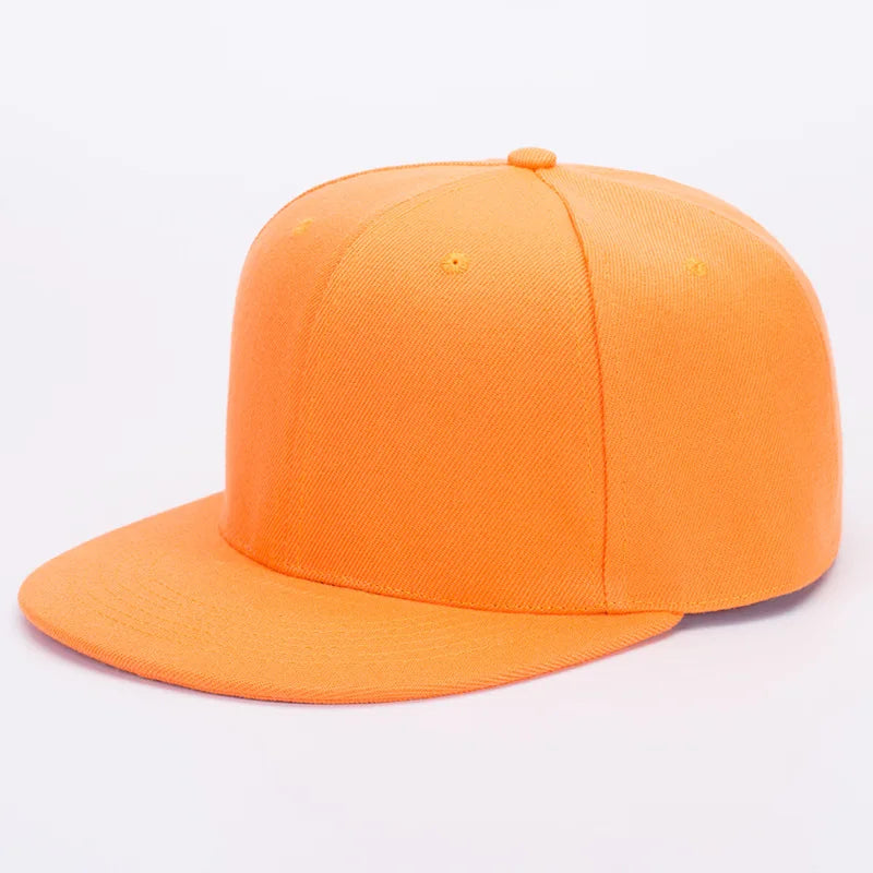 Unisex Flat Brim Snapback Hat For Men Women