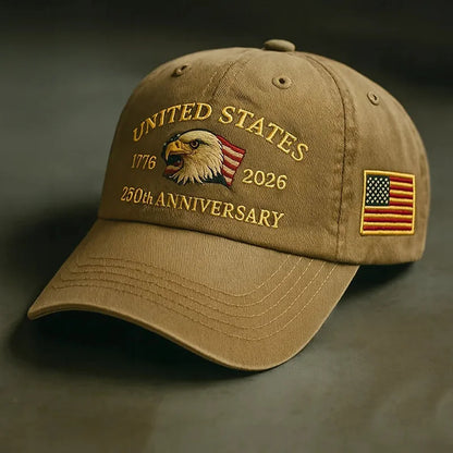 Vintage Eagle Embroidery Baseball Cap