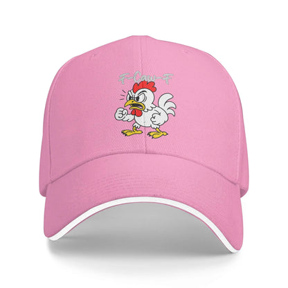 Men Women Funny F-Caw-F Chicken FCAWF Hats Stylish Baseball Cap