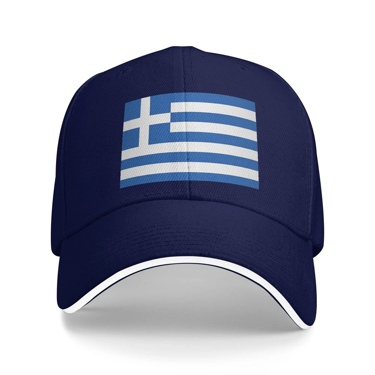 Greek Flag Greece Hellas Hellenic Sun Baseball Cap