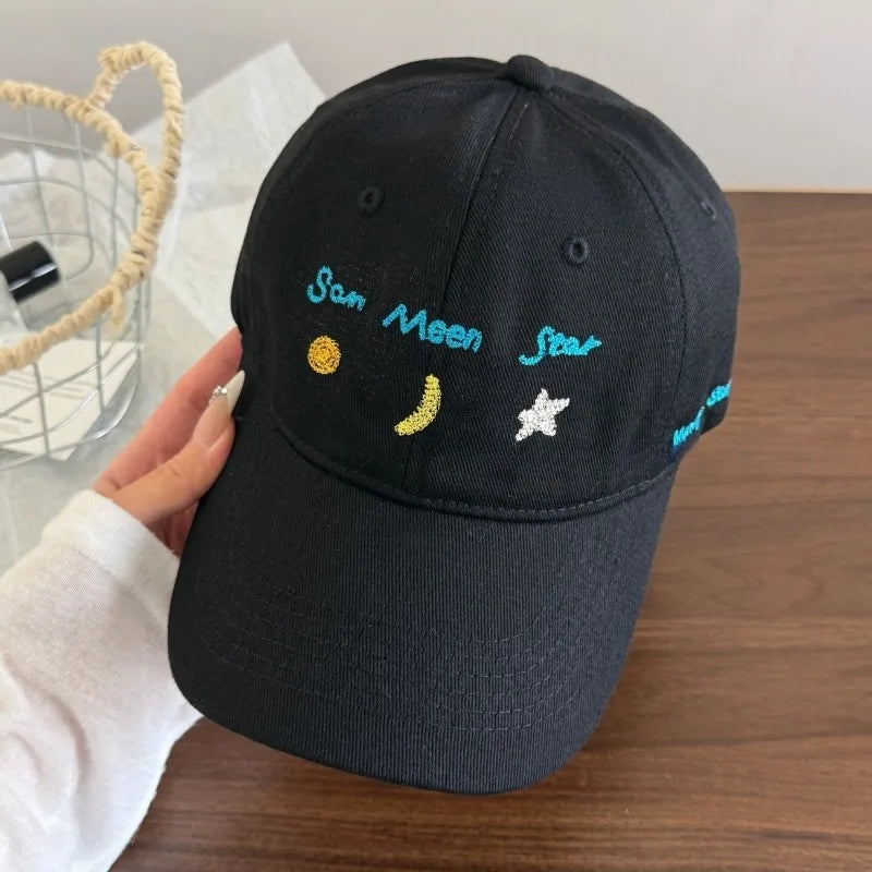 Baseball Cap Cute Letter ''Sam Meen Star''