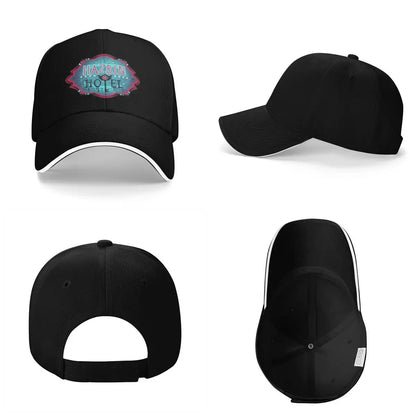 Unisex Baseball Hats Hazbines Hoteles Alastor Vox Printed Streetwear Baseball Caps