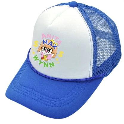 New Model WYNN Sponge Mesh Hat Drake Anita Max Vnn Printed Baseball Caps