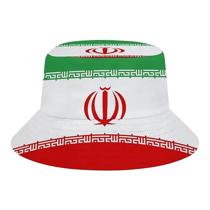 Flag Print Cheer Hat Bucket Hat