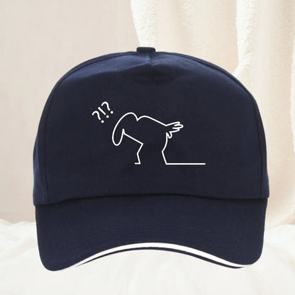 La Linea The Line Osvaldo Cavandoli TV Men Women Style Streetwear Baseball Cap