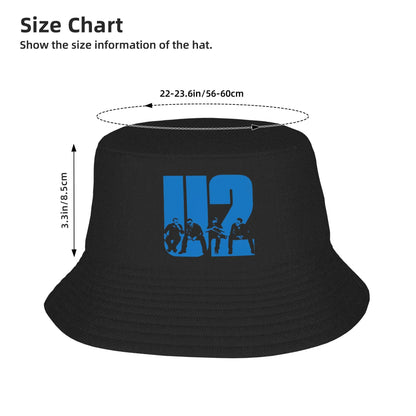 Couple U2 Rock Band Bucket Hat