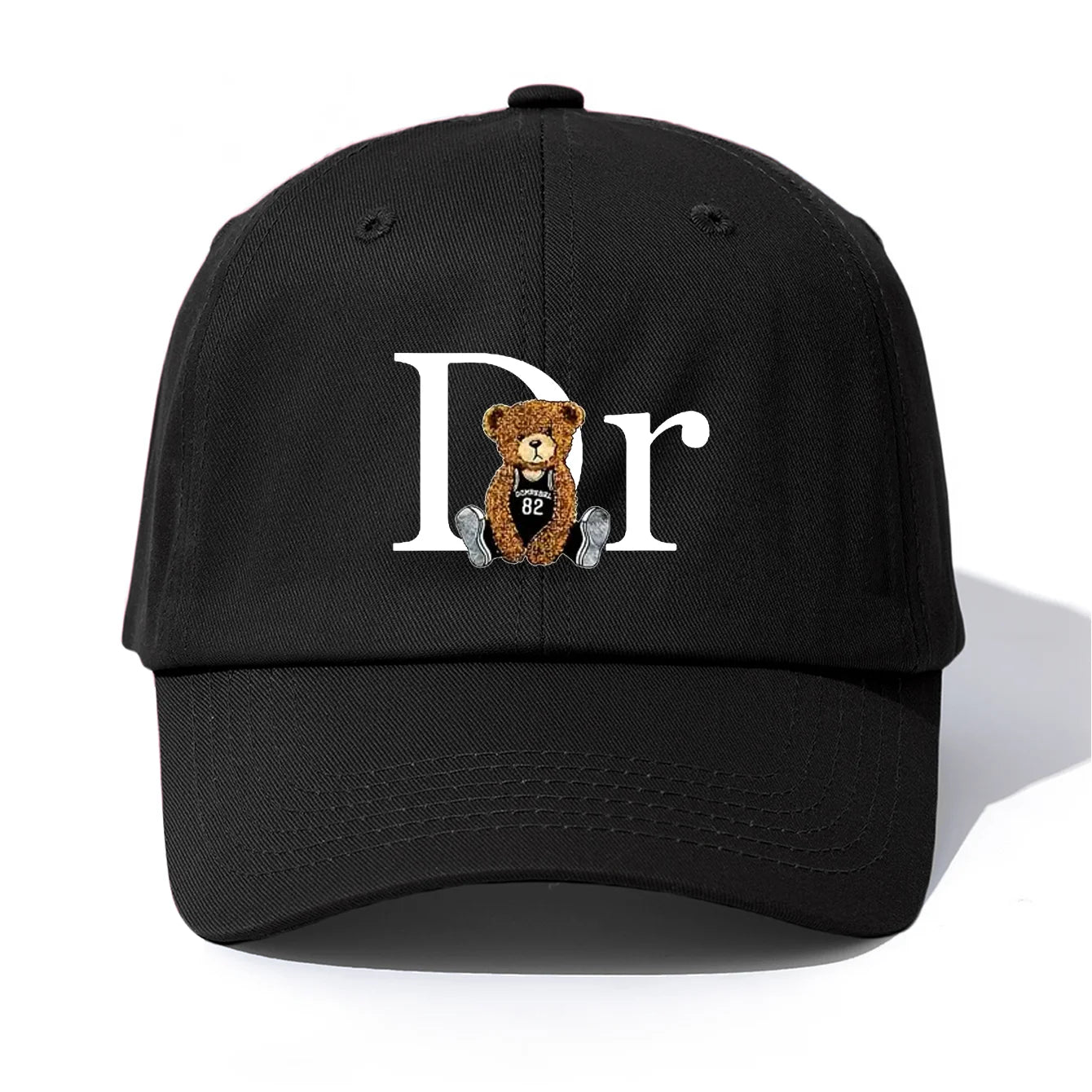 DrBear Print Baseball Cap For Adults