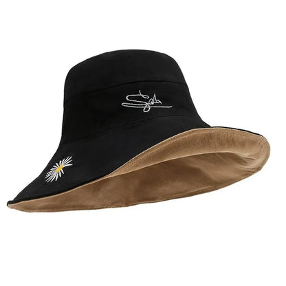 New Sunshade And Sunscreen Bucket Hat Korean Version Large Brim