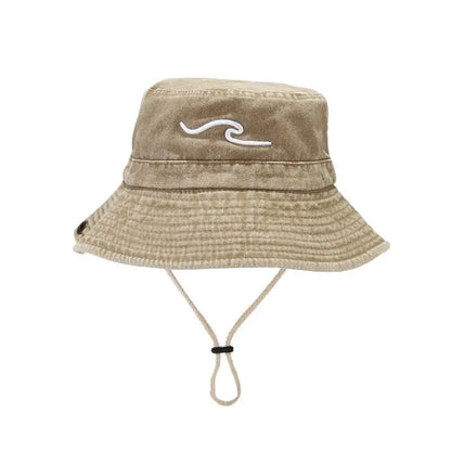 2023 Spring Cotton Embroidered Pattern Bucket Hat Fisherman Hat