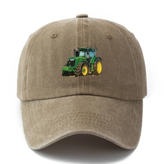 Printed Tractor Baseball Cap Men's Outdoor Camping Vacation