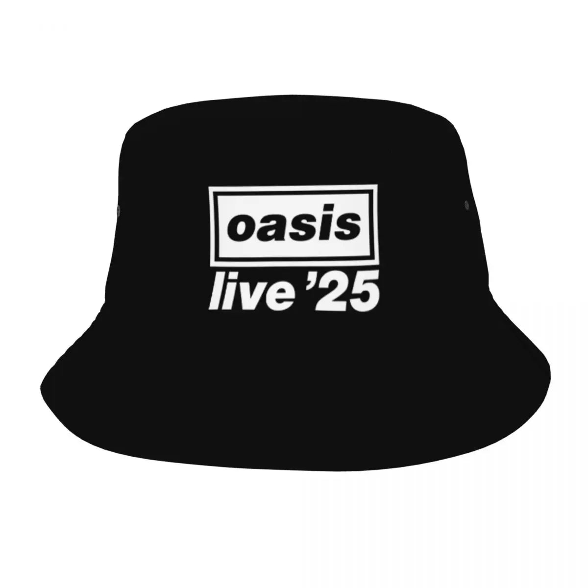 Streetwear O-Oasis Rock Collage Bucket Hats Teen Lightweight Outdoor