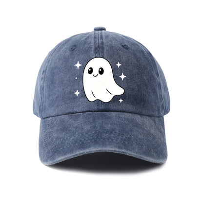 Cute Smiling Ghost Graphic Baseball Cap