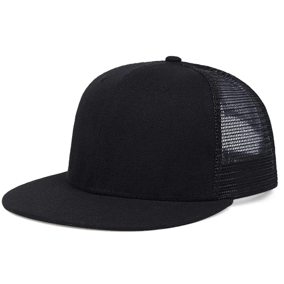 Unisex Solid Color Splicing Hip-Hop Hats Spring Autumn Adjustable Snapback Caps
