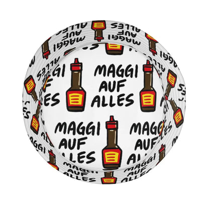 Maggi Auf Alles (Deutsch) Bucket Hats Panama For Man Woman