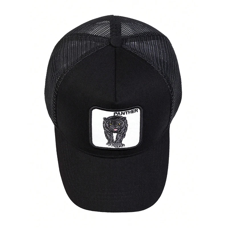 Unisex Leopard Embroidery Baseball Caps