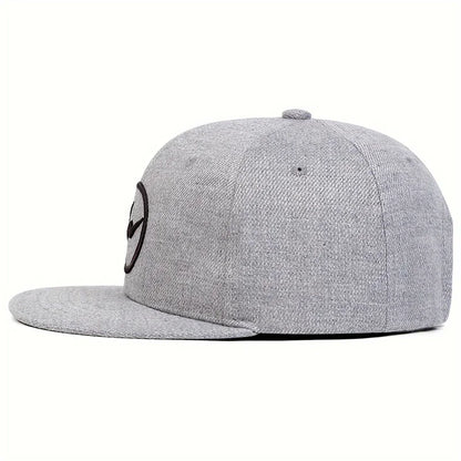 Unisex Lightning Embroidery Hip-hop Hats Snapback Caps