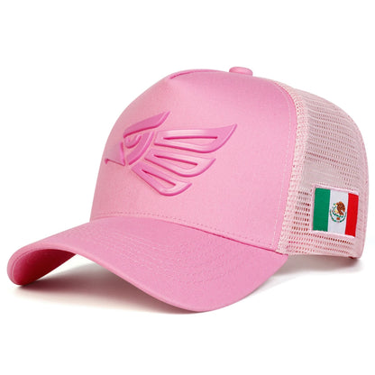Unisex Mexican Eagle Label Baseball Net Caps