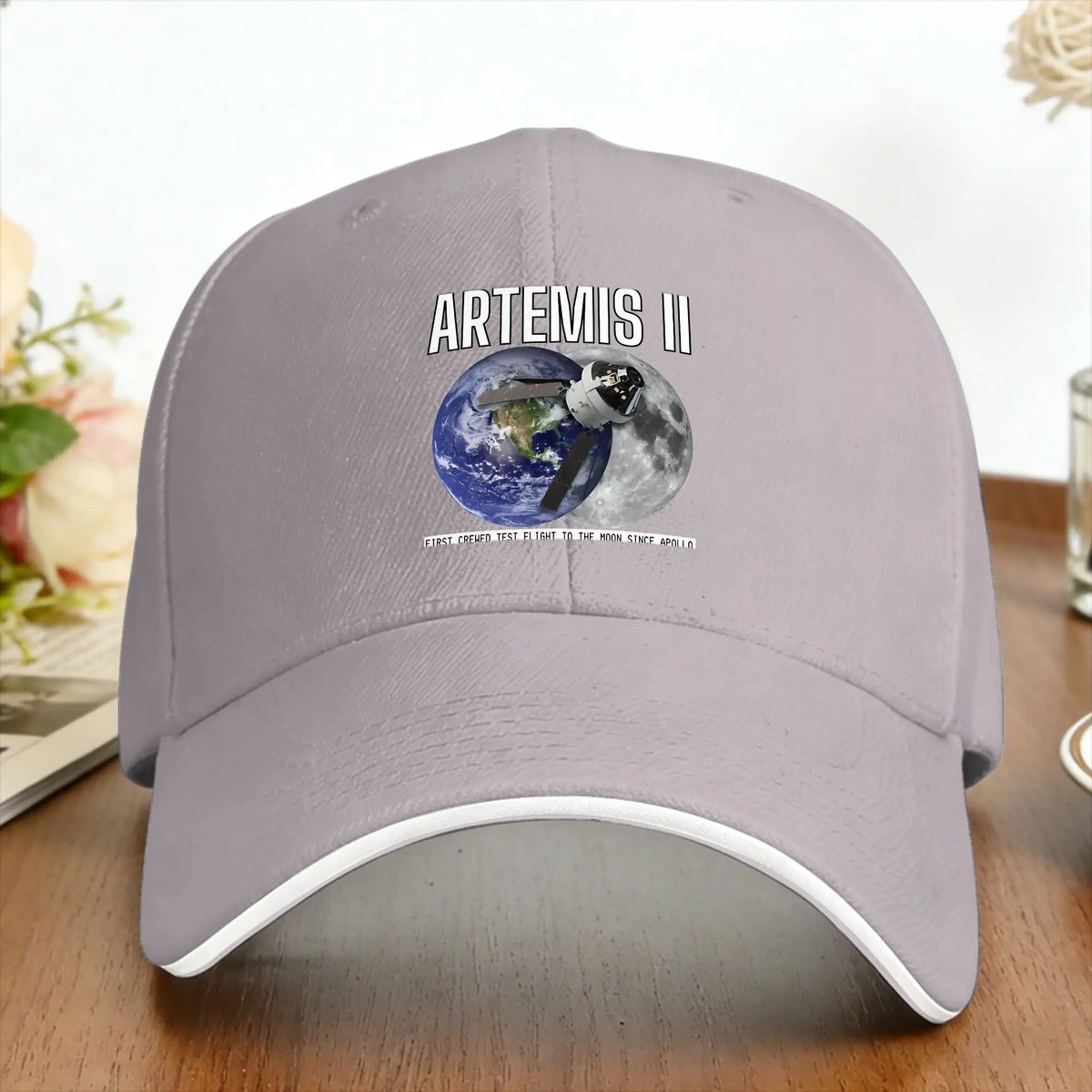 Artemis 2 Moon Mission First Crewed Flight Since Apollo Sun Baseball Cap