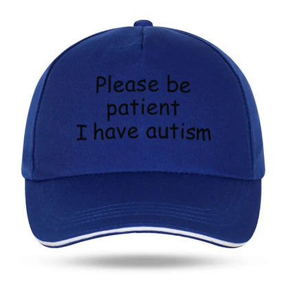 Please Be Patient I Have Autism Cap Baseball Cap