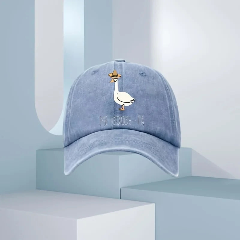 Fashionable Duck Print Baseball Cap