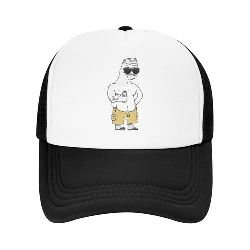 Funny Wojak Meme Boomer Trucker Hat Mesh Baseball Caps