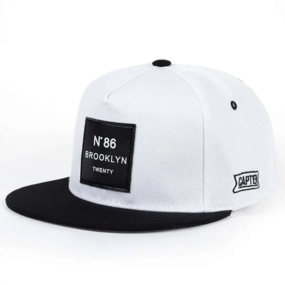 Unisex Brooklyn Print Label Embroidery Hip-hop Hats Adjustable Snapback Caps