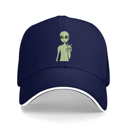 Summer UFO We Come In Space Alien Baseball Cap