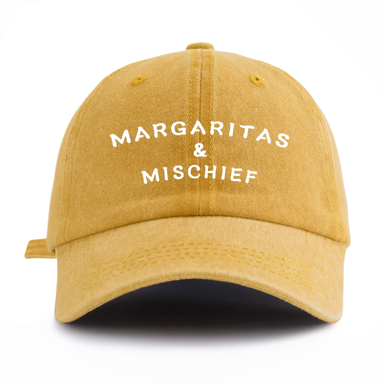 MM Print Washed Baseball Cap For Adults