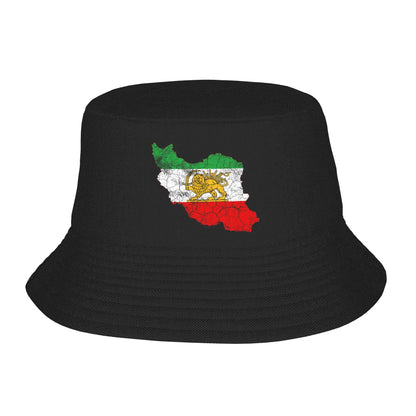 Lion And Sun Emblem of Persia Iran Bucket Hat
