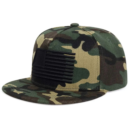 Unisex American Flag Embroidery Baseball Hats Snapback Caps