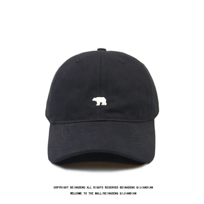 Fashion Baseball Cap For Women And Men Embroidery Polar Bear Hip Hop Snapback Caps
