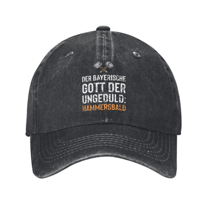 Summer Bavarian God of Impatience Bayern Hammersbald Baseball Cap