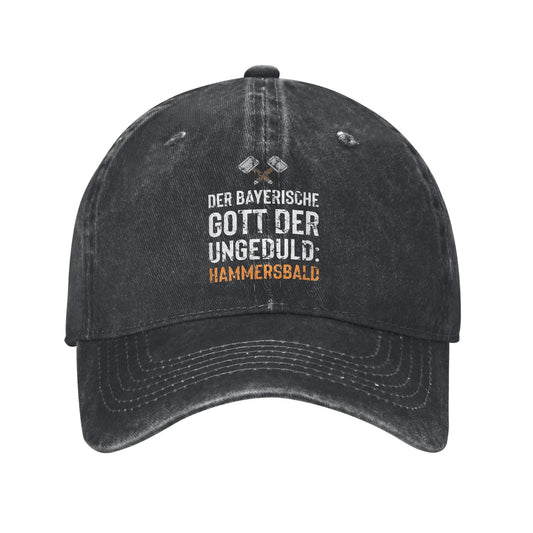 Summer Bavarian God of Impatience Bayern Hammersbald Baseball Cap
