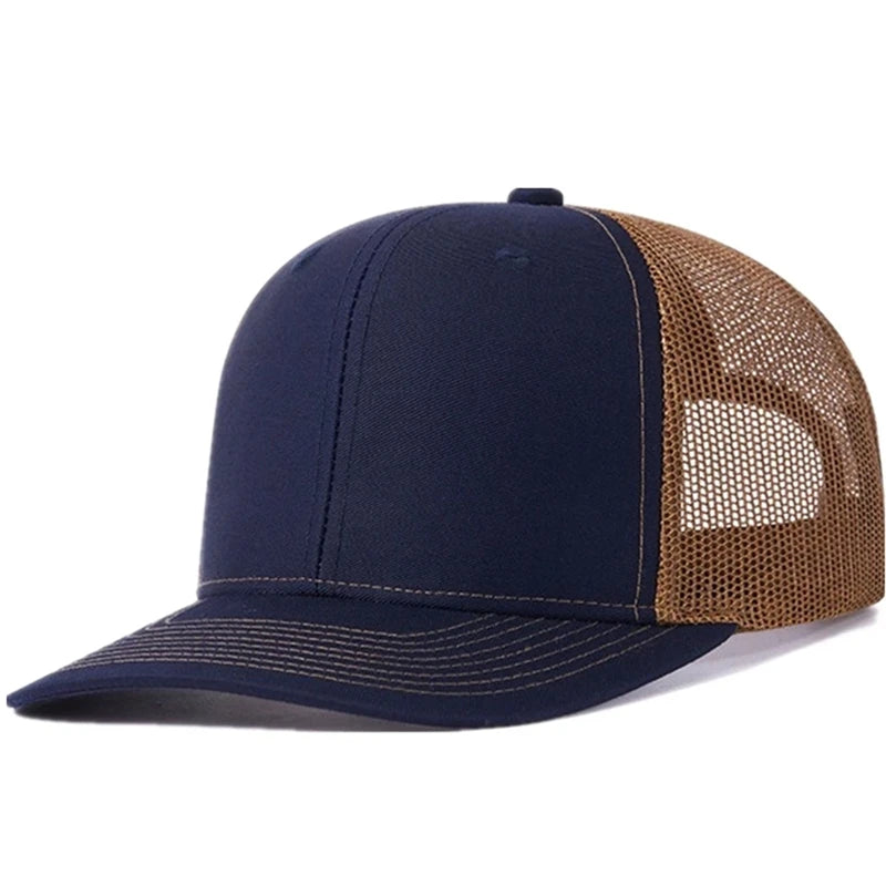 Hot Sale Unisex Cap Slight Curved Brim Style Trucker Hat  Men & Women