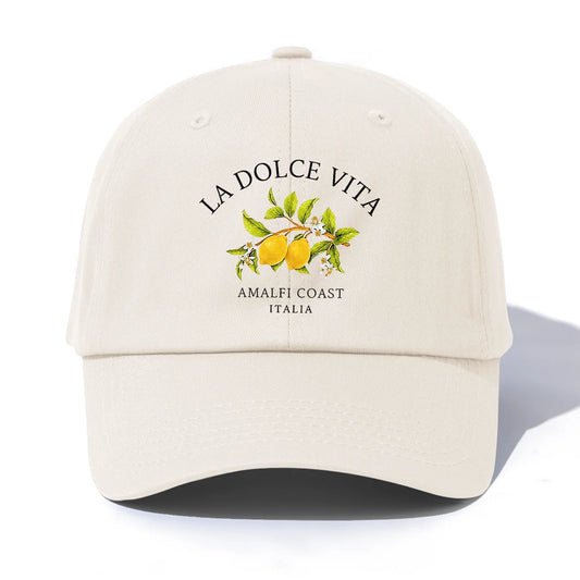 LA DOLCE VITA Print  Baseball Cap For Adults