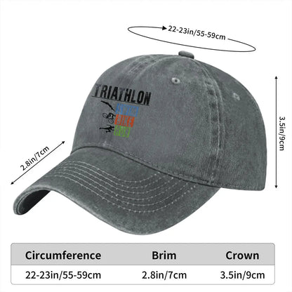Triathlon Triathlete Baseball Cap Men Hats Women