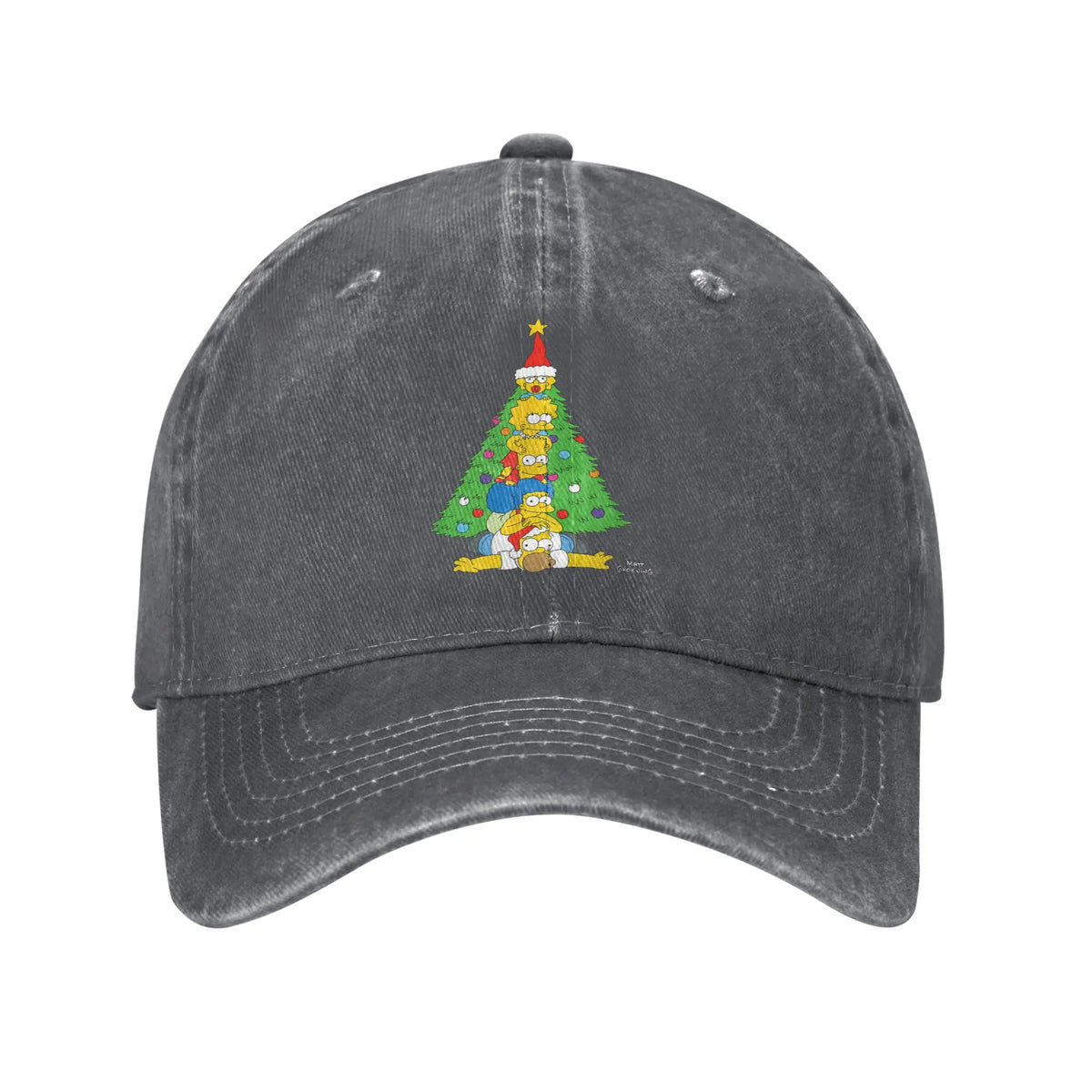 The S-simpson Tree Stack Washed Baseball Cap