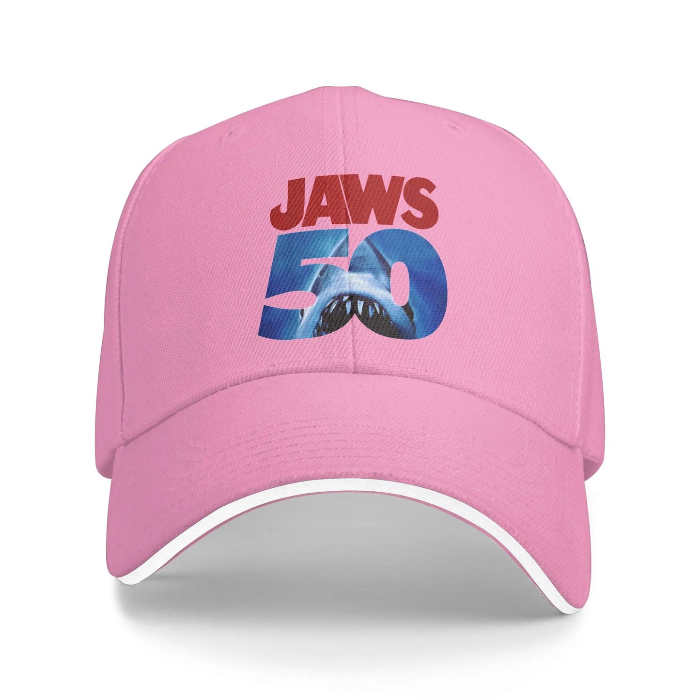 Summer Casual Baseball Cap Jaws 50th Anniversary Logo Movie For Women Men