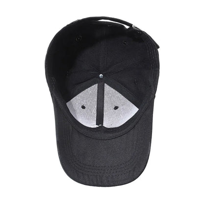 3D Embroidered "MN" Simple Korean Design Baseball Cap For Men Women