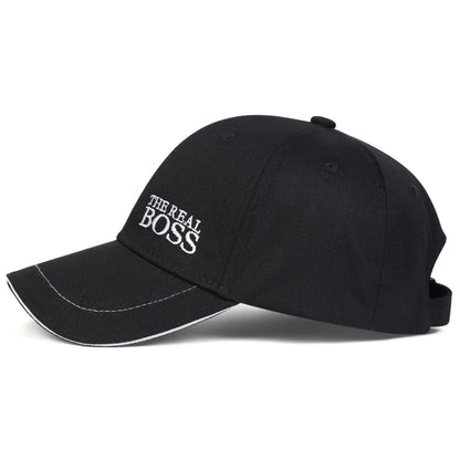 High-Quality, Unise-Friendly, Genuine Boss Letter Embroidered Baseball Cap