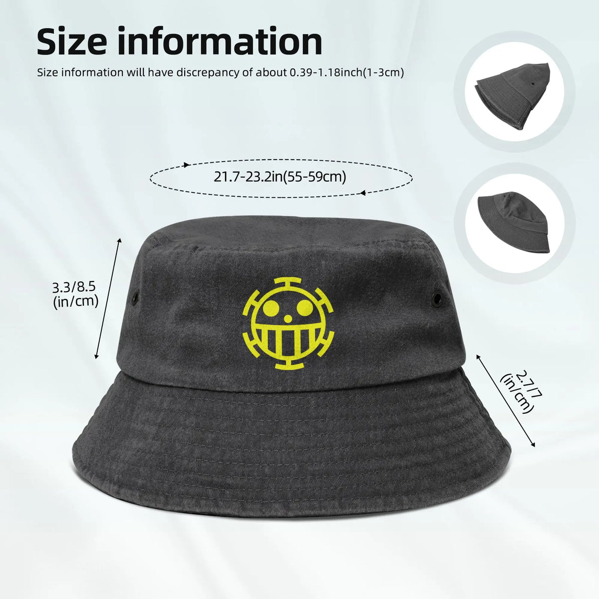 Trafalgar Law Ones Pieces Bucket Hats