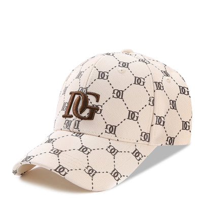 The New Korean Version of the Printed Letter Embroidered Cap Men's