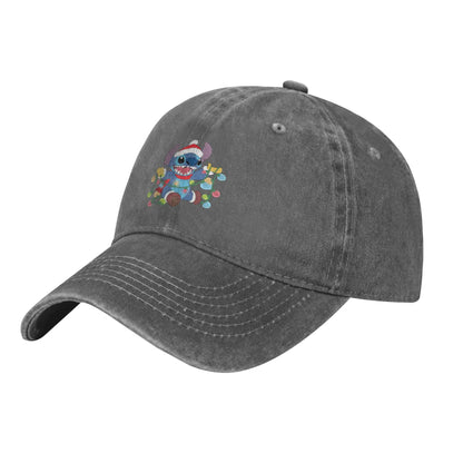 Stitch Christmas Men Women Baseball Cap Experiment Lilo Stitch Denim Caps Hat