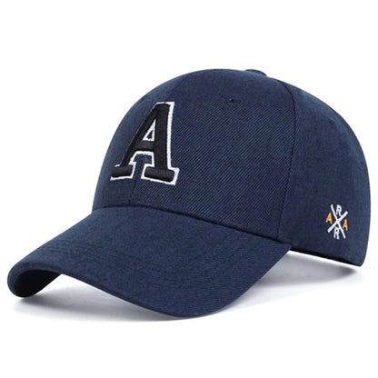 Fashion New Baseball Hat A Letter Side AR Embroidery