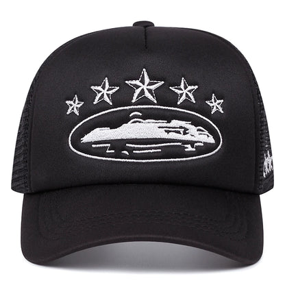 New Five Star Embroidered Men's Trendy Baseball Hat