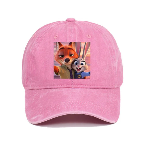 Zootopia Judy Nick Cute Versatile Protection Windproof Outdoor Casual Fashion Baseball Cap